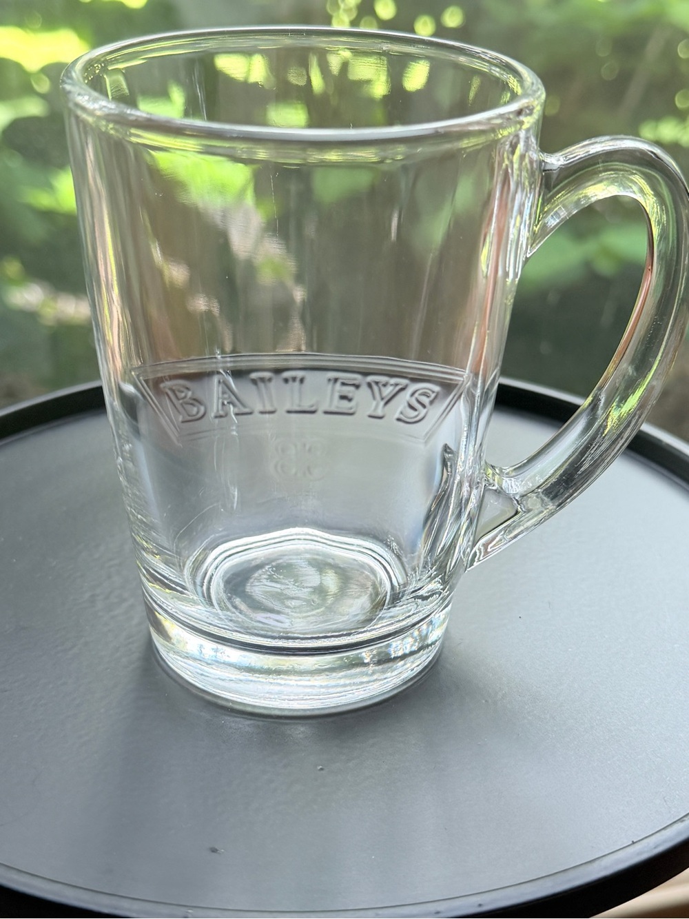 Bailey’s Clear Glass Coffee Mug - 10oz - barware serving mugs